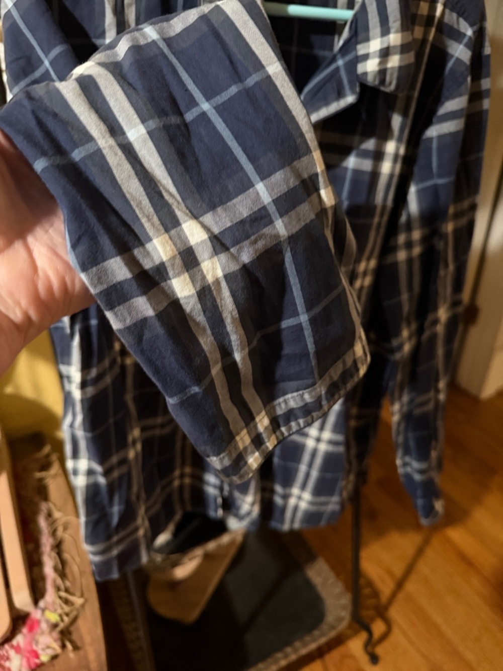Women’s Burberry Long Sleeve Plaid Shirt - Picture 4 of 6